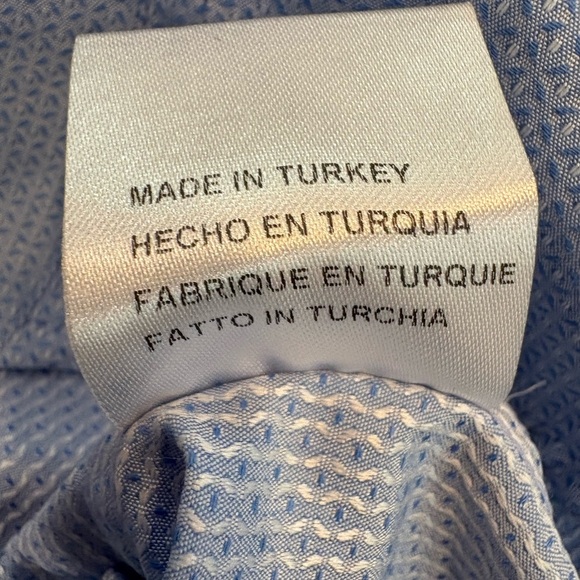 Men's Bertigo Light Blue Dress Shirt 8(4xl) Brand New - Picture 10 of 10